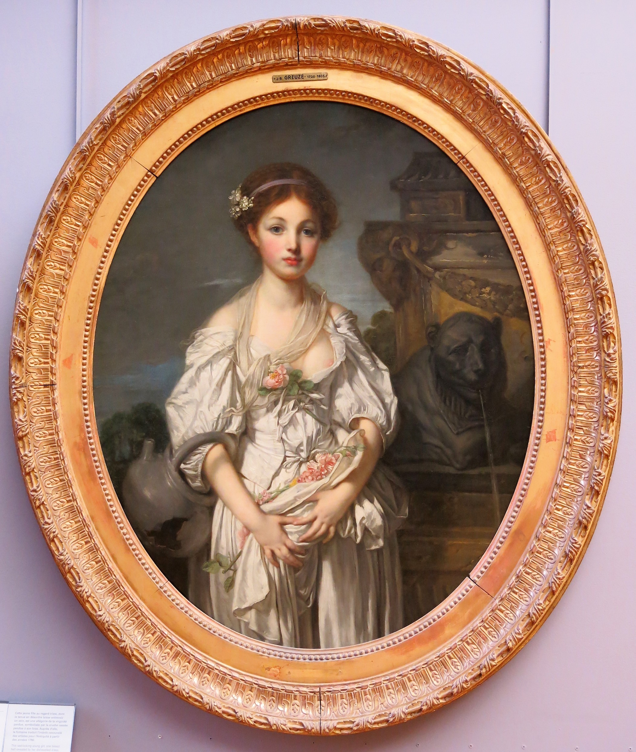 Greuze la cruche cassee картина