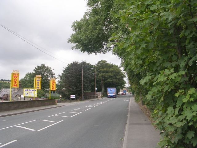 File:Huddersfield Road - viewed from Stocks Bank Road - geograph.org.uk - 1439047.jpg