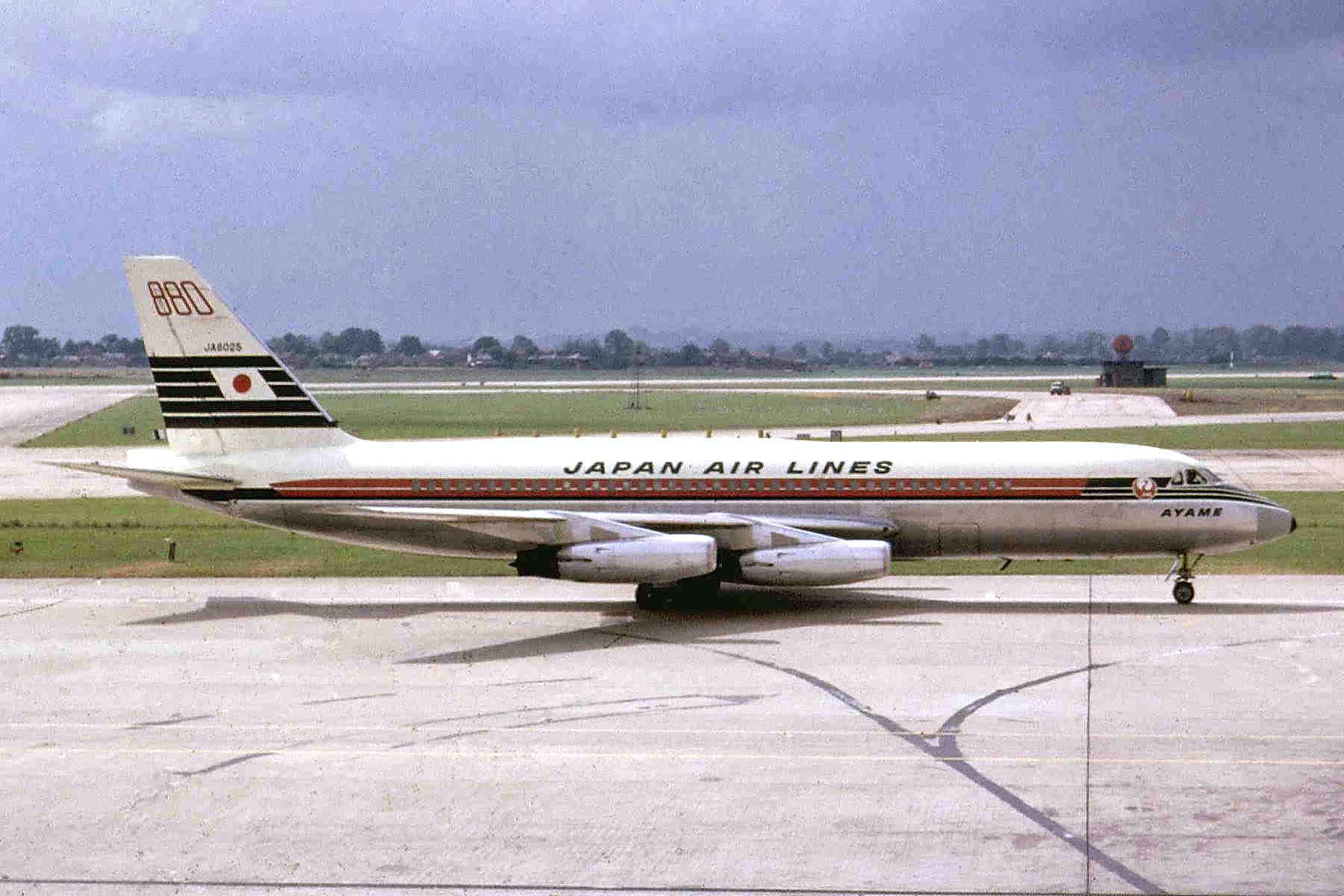 File:JA8025 Convair CV.880 Japan A-l LHR 02SEP63 (6794810645).jpg 