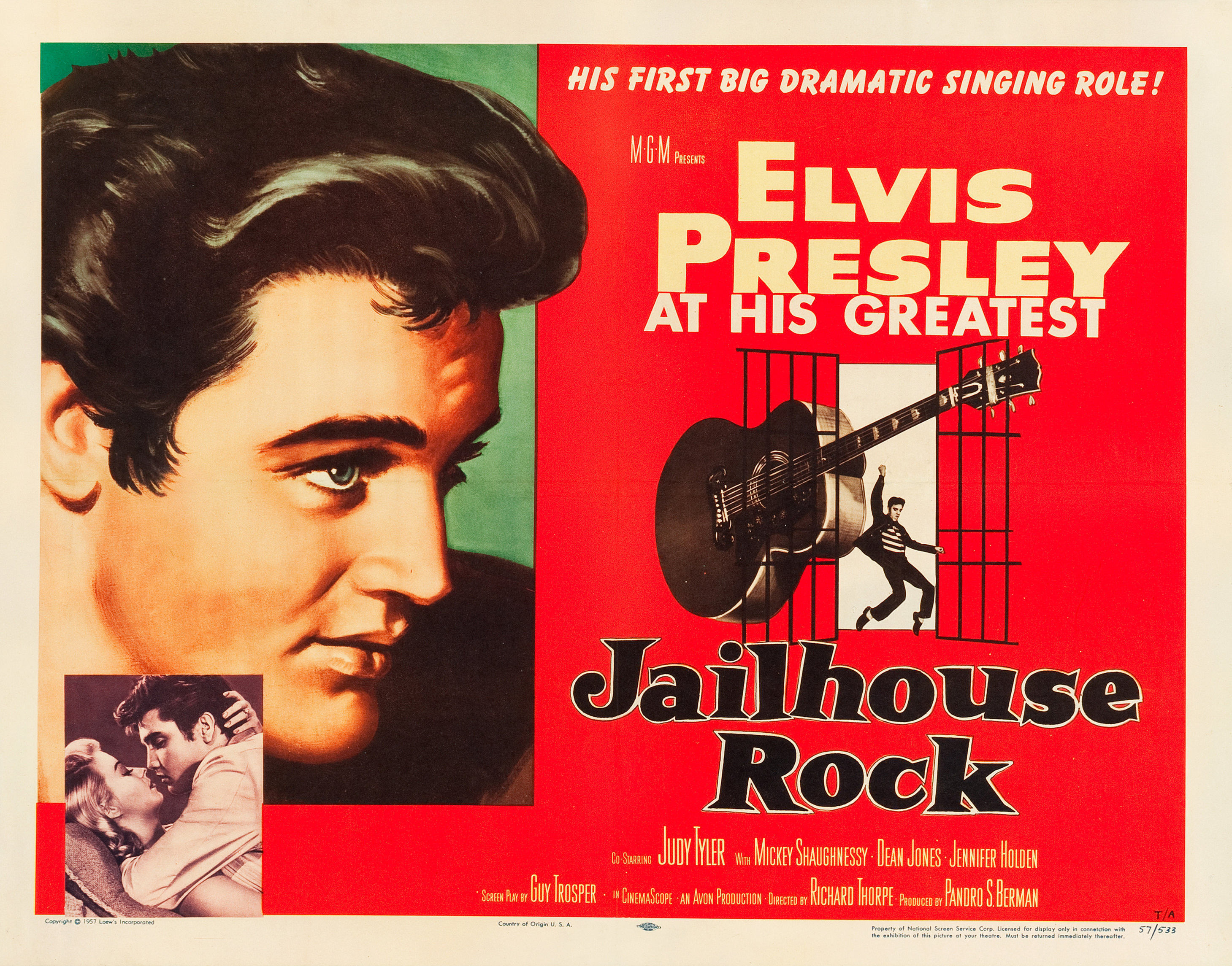 Fichier:Jailhouse Rock (1957 poster - half-sheet).jpg — Wikipédia