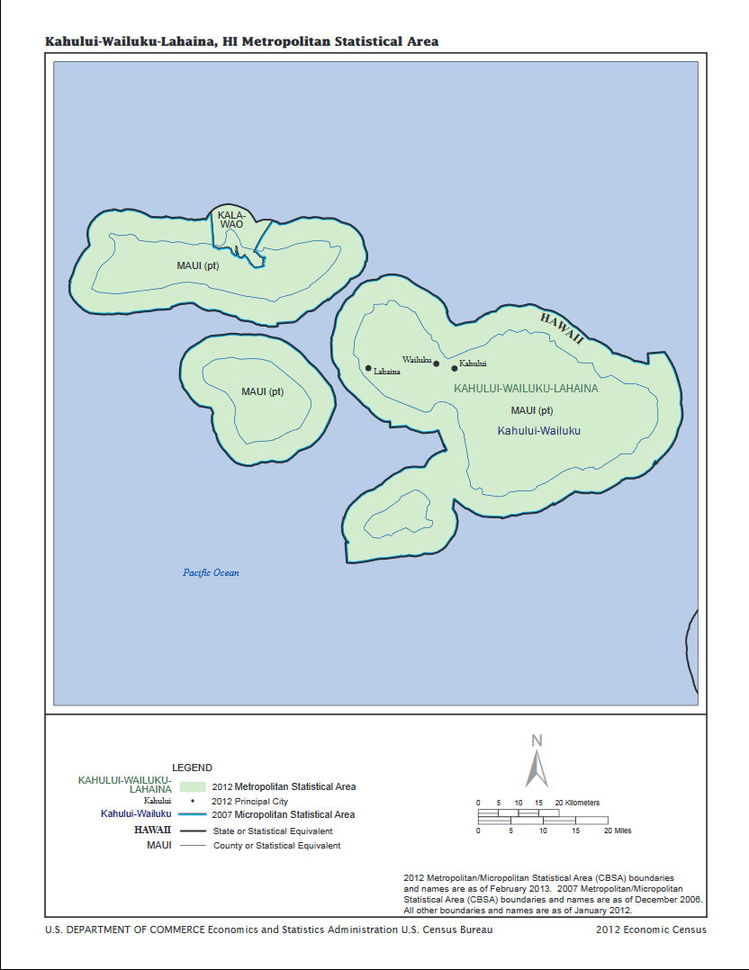 Kahului-Wailuku-Lahaina, HI Metropolitan İstatistik Bölgesi