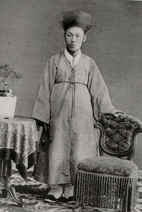 Kim Ok-gyun photographed in Nagasaki in 1882. His assassination in China would contribute to tensions leading to the First Sino-Japanese War.