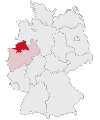 Lage des Regierungsbezirkes Münster Saksamaal.PNG