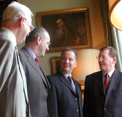 McConnell meets with the First Minister and deputy First Minister of Northern Ireland, 2002