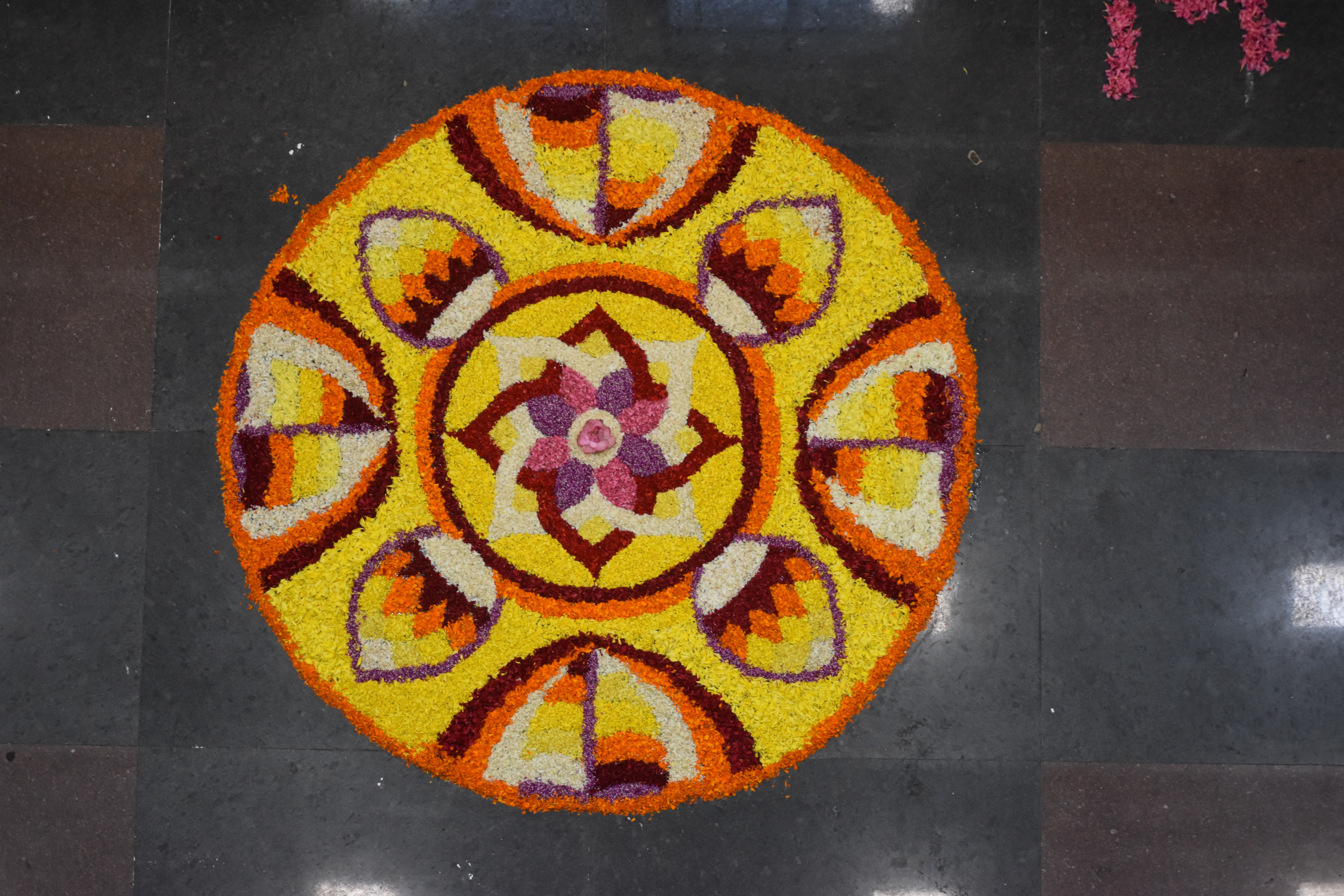 onam pookalam competition 4 | God's Own Country - Kerala