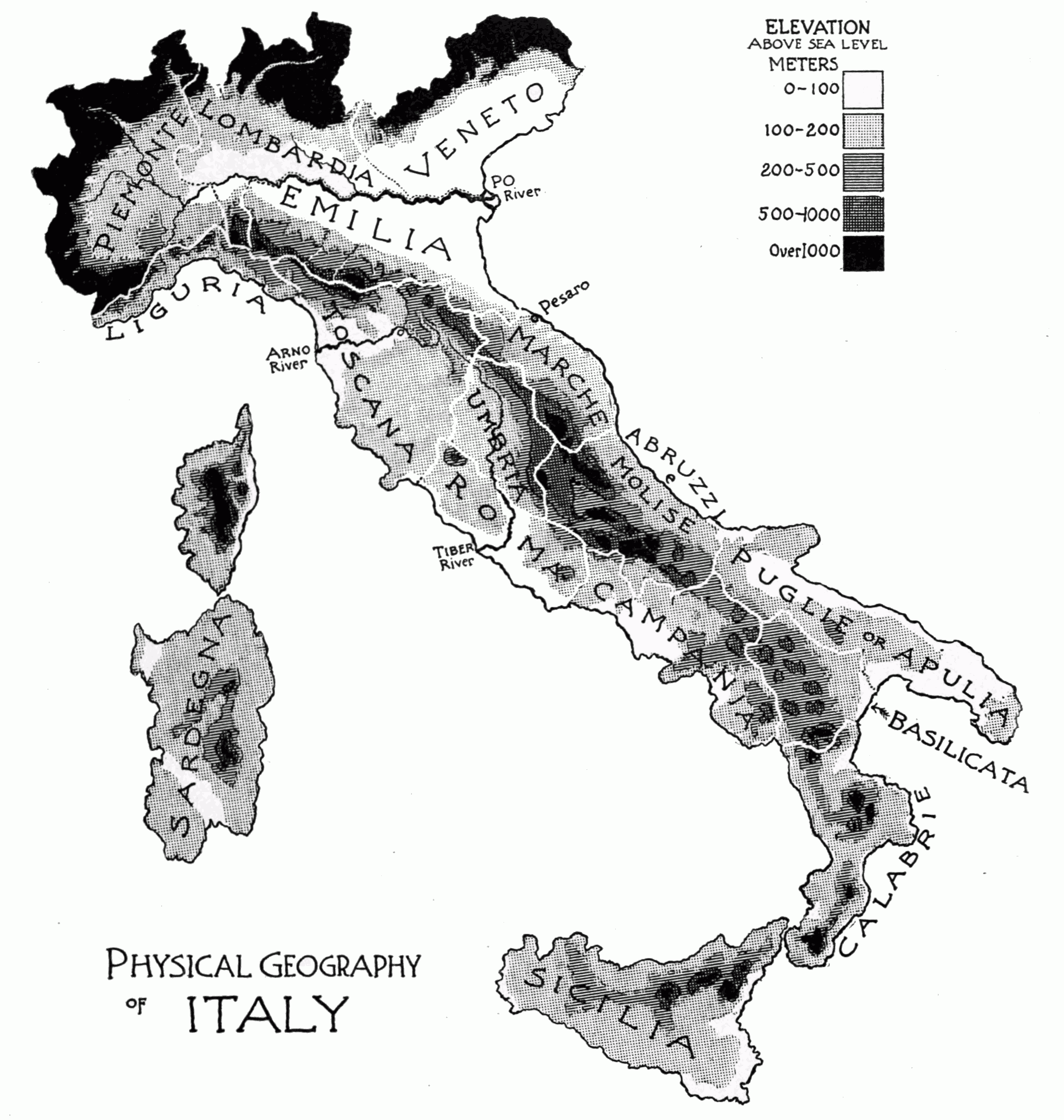 italian physical features