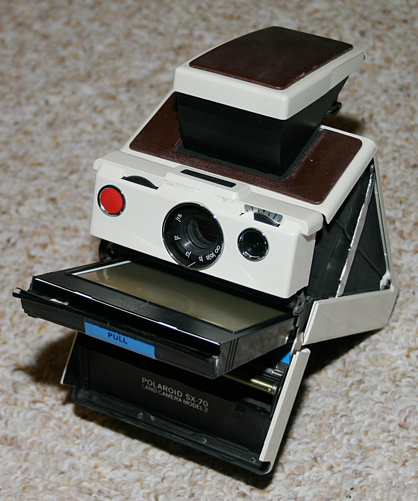 値下げ☆美品☆完動品◎☆SX-70☆600対応☆ポラロイドカメラ☆茶銀 ...