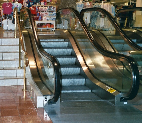 Schindler Escalators Target (Formerly Montgomery Ward) Westfield Topanga  Mall Canoga Park, CA 