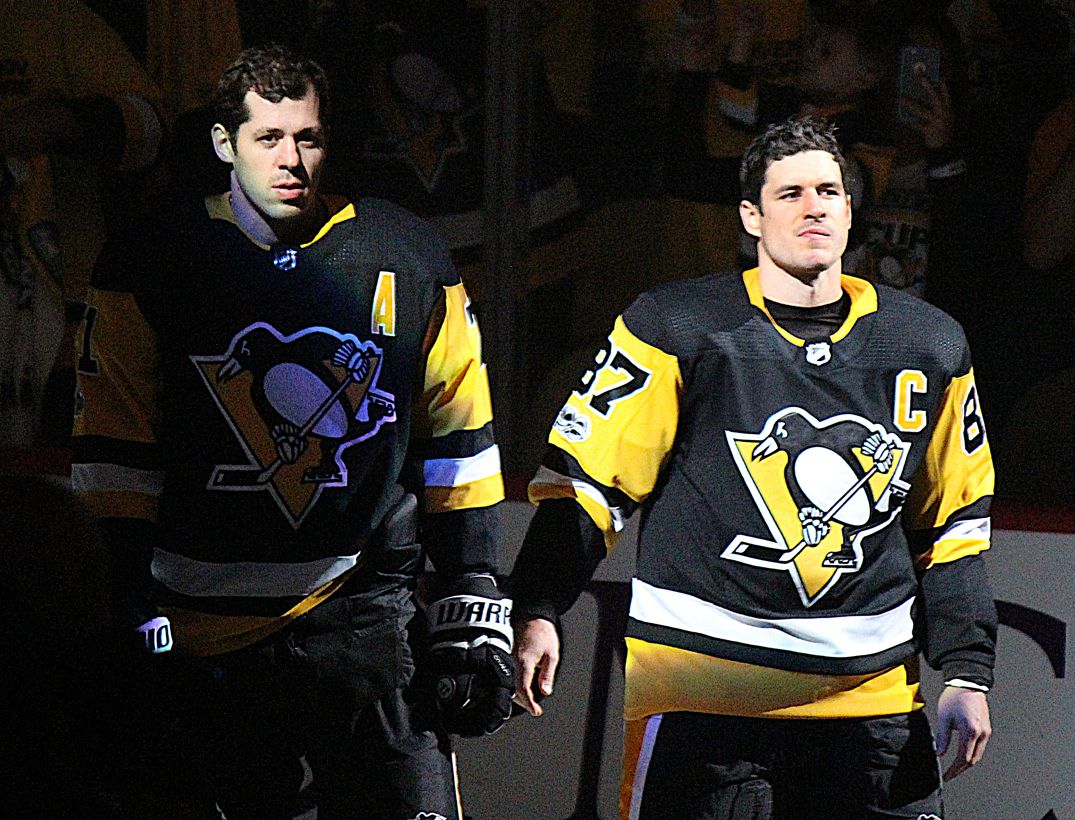 Evgeni Malkin & Sidney Crosby Stanley Cup Pittsburgh Penguins