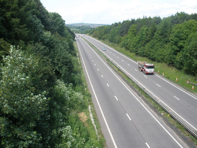 File:The A30, near Alphington - geograph.org.uk - 1348138.jpg