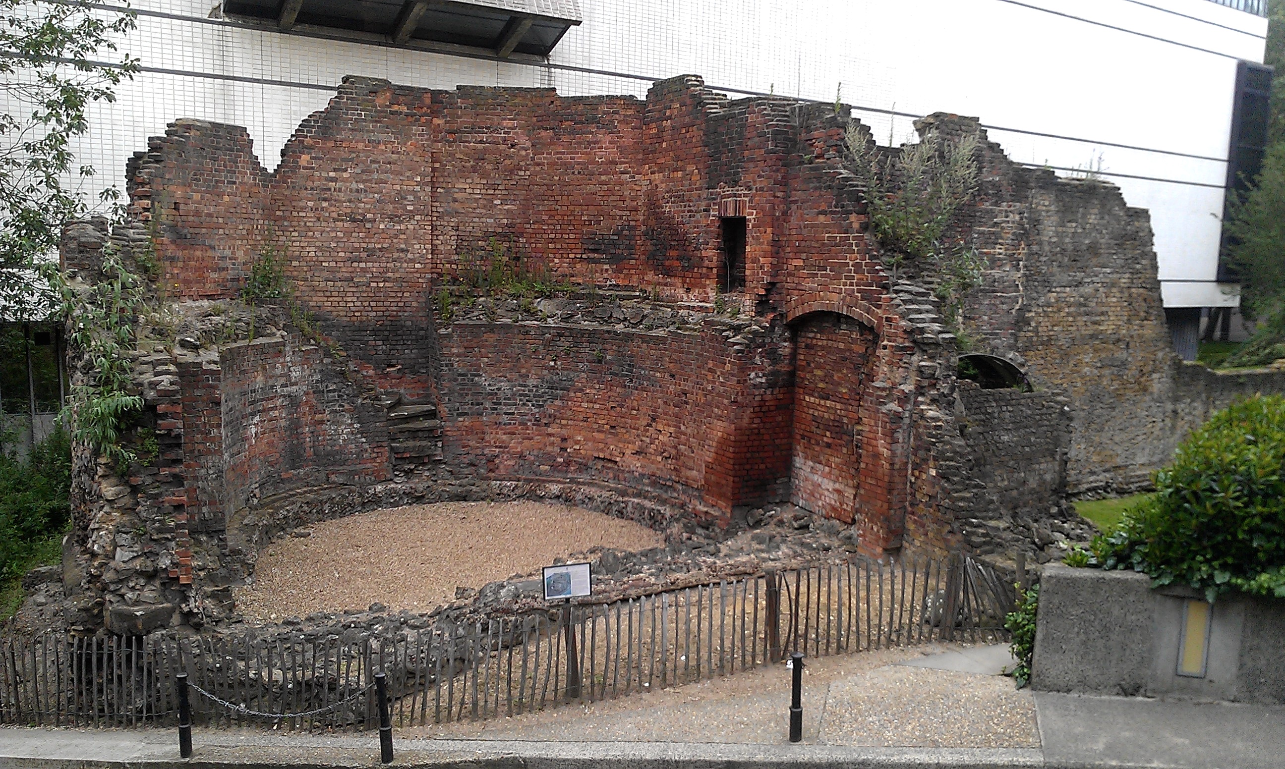 Bastion 14 on the old Roman wall that used to surround the ...