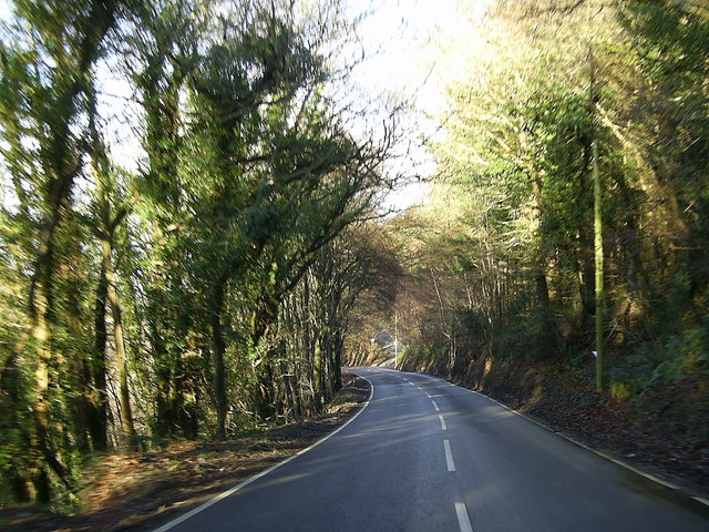 File:Bend in the road heading for Newcastle Emlyn - geograph.org.uk - 3792697.jpg