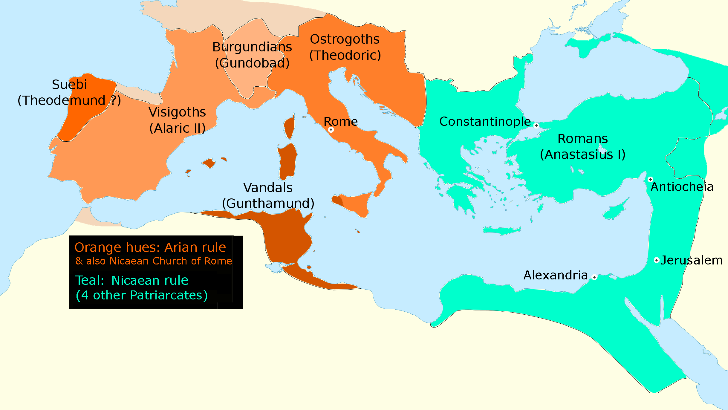 spread of christianity in europe