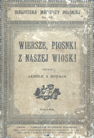 File:Cover of Wiersze, piosnki z naszej wioski by Antoni Kucharczyk.jpg