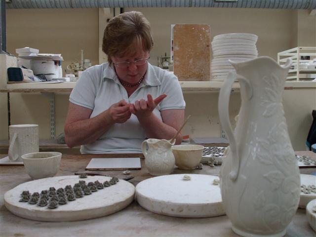 File:Craftsperson, Belleek Pottery - geograph.org.uk - 885746.jpg