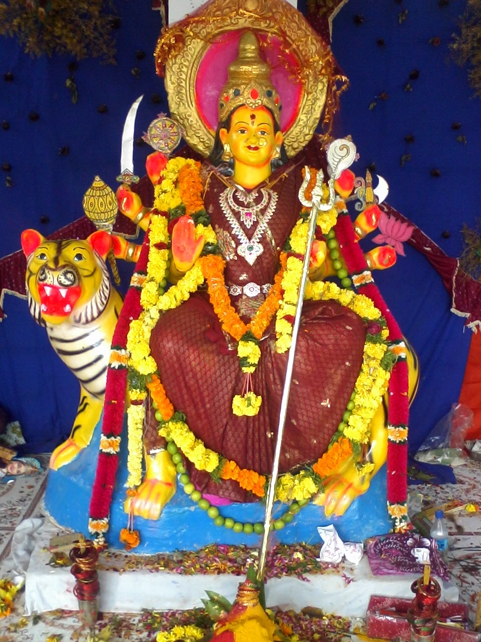 File:Durgamma in 2012 Dussera in Chinalingala.jpg - Wikimedia Commons