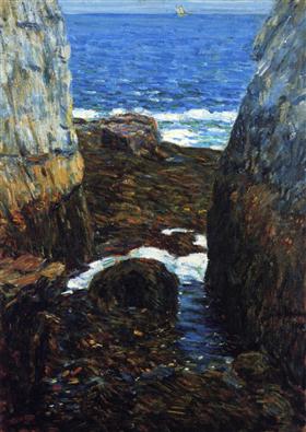 File:Hassam - the-north-gorge-appledore-isles-of-shoals.jpg