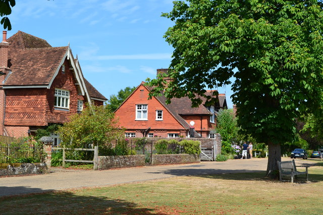 Houses by the green, Wisborough Green - geograph.org.uk - 3574188