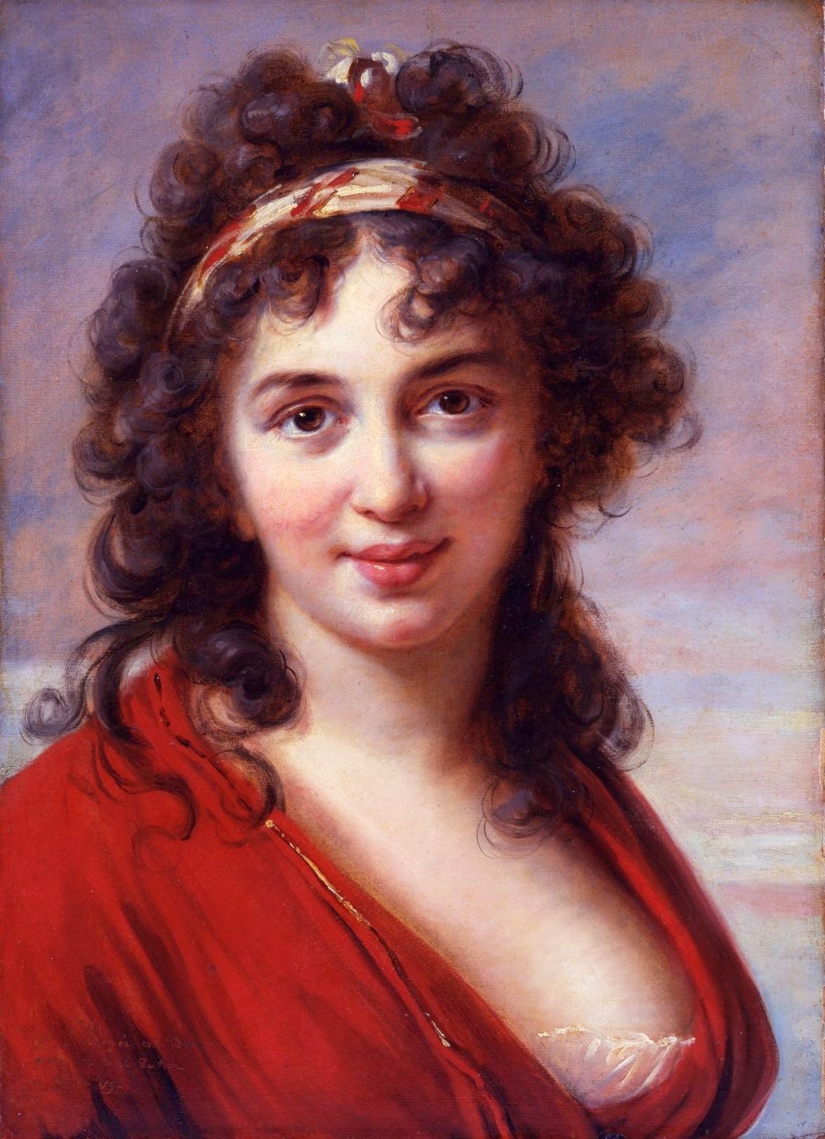 Isabella Teotochi Albrizzi by [[Élisabeth-Louise Vigée-Le Brun