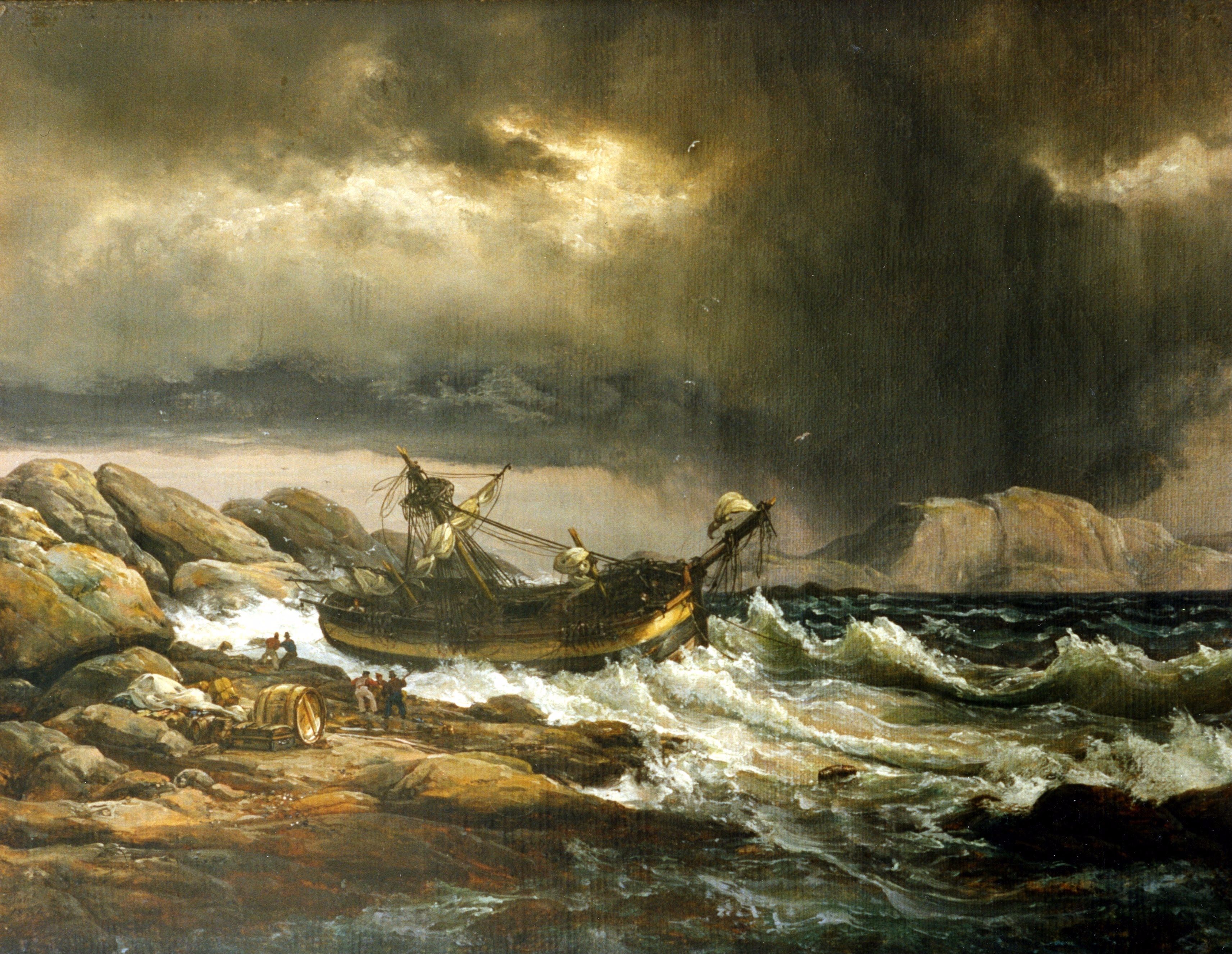 File:Johan Christian Clausen Dahl - Shipwreck (1832).jpg