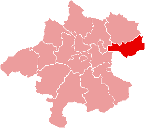 Perg (distrito) en el mapa