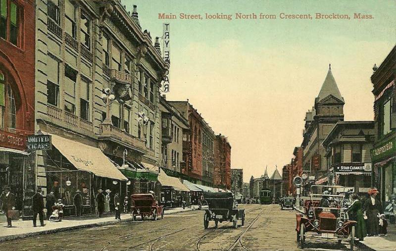 File:Main Street, Looking North From Crescent, Brockton, MA.jpg