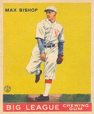 <span class="mw-page-title-main">Max Bishop</span> American baseball player