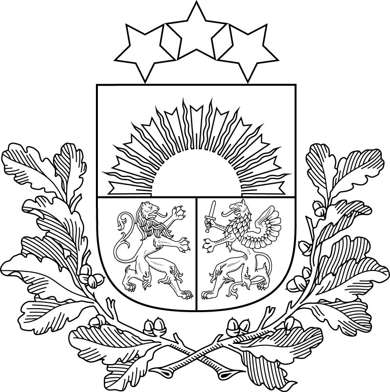 Герб латвии