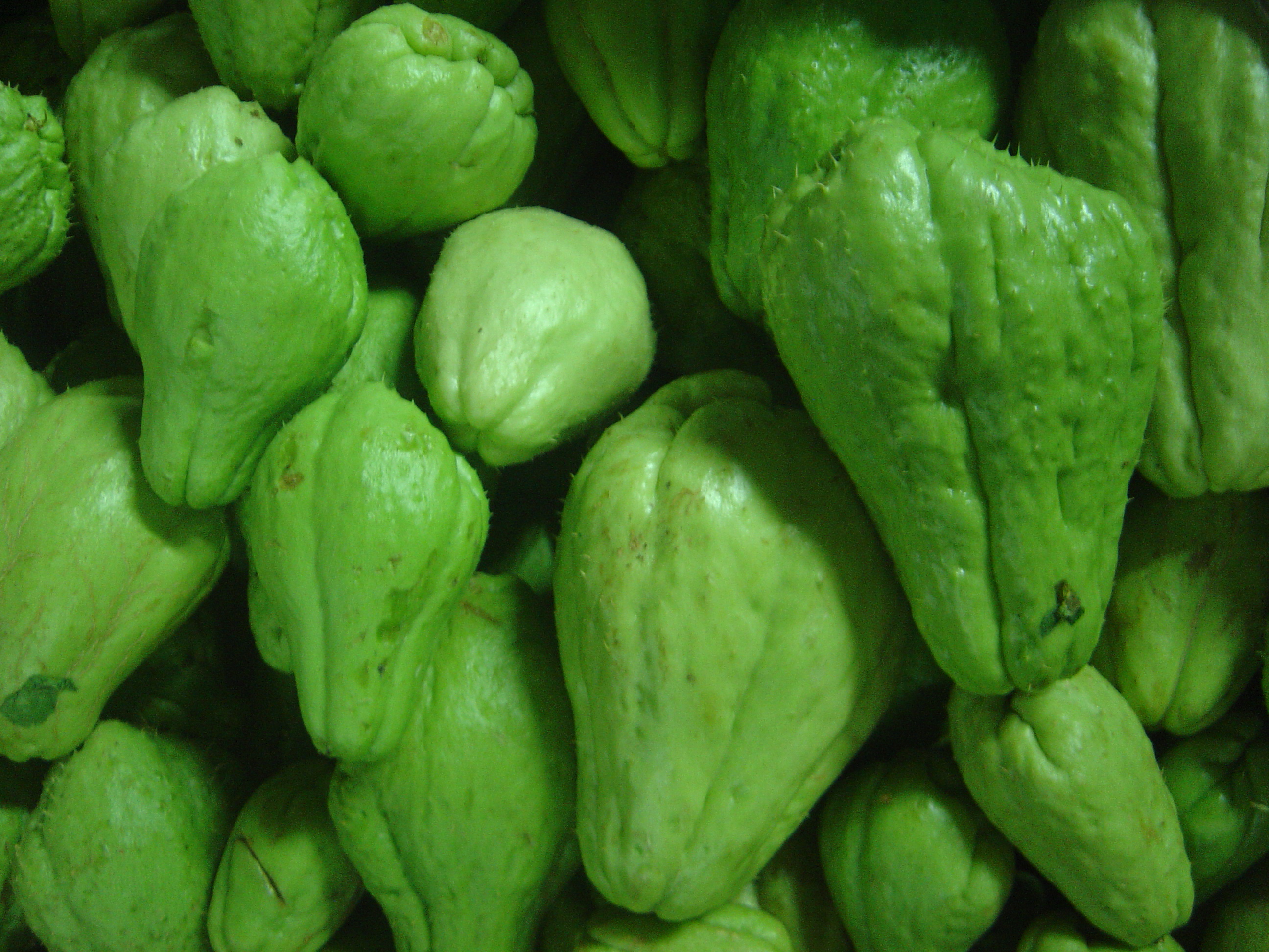 Овощи зеленого цвета