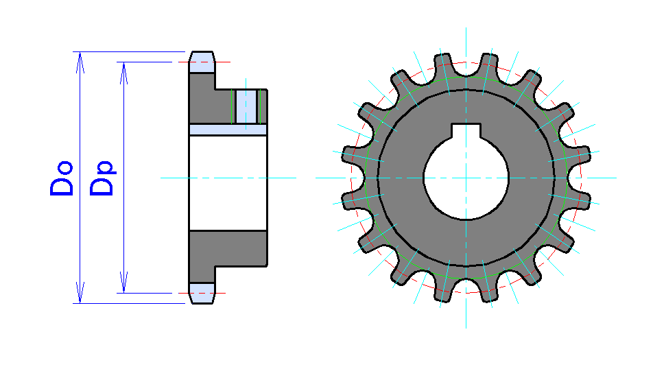 cycle chain sprocket