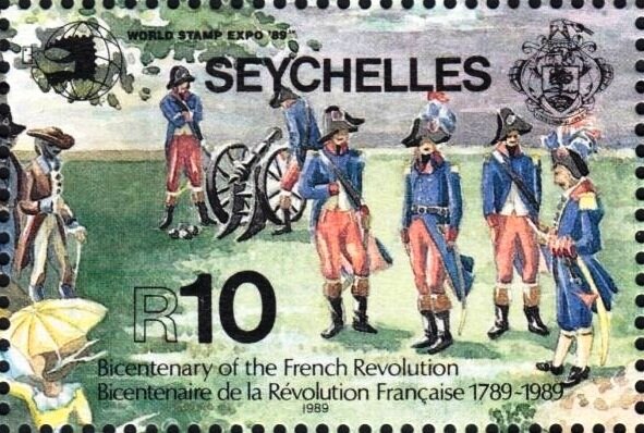 File:Stamp of Seychelles - 1989 - Colnect 836611 - Raising French flag Seychelles 1791.jpeg
