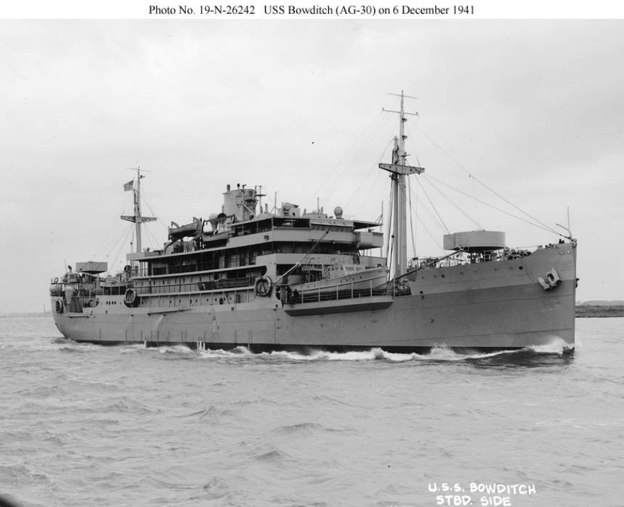 Аг 30. USS Bowditch AGS-4.