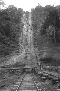 Vaca Falls Railway steep section