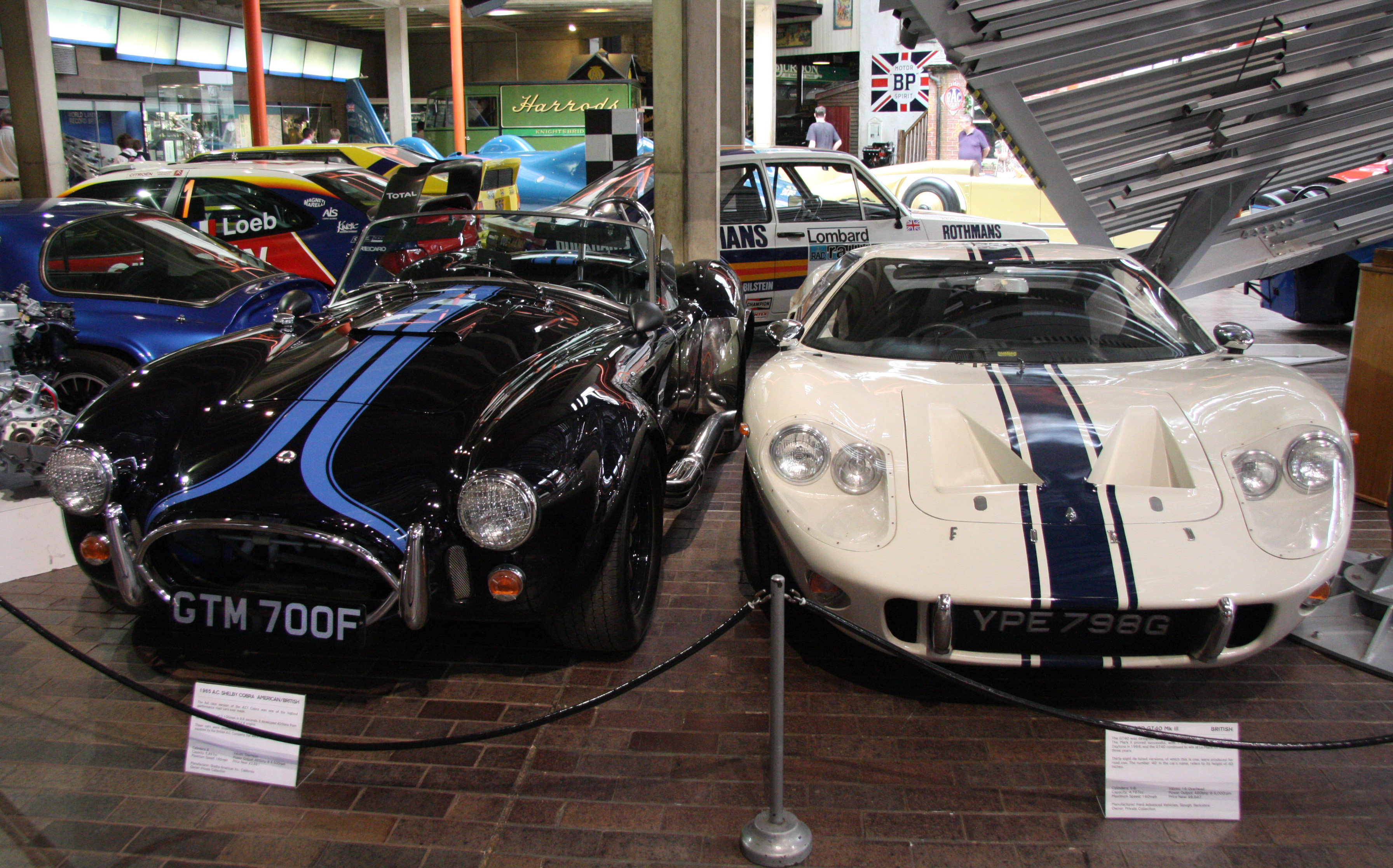 File 1965 Ac Shelby Cobra And 1967 Ford Gt40 Mk Iii Flickr Exfordy Jpg Wikimedia Commons