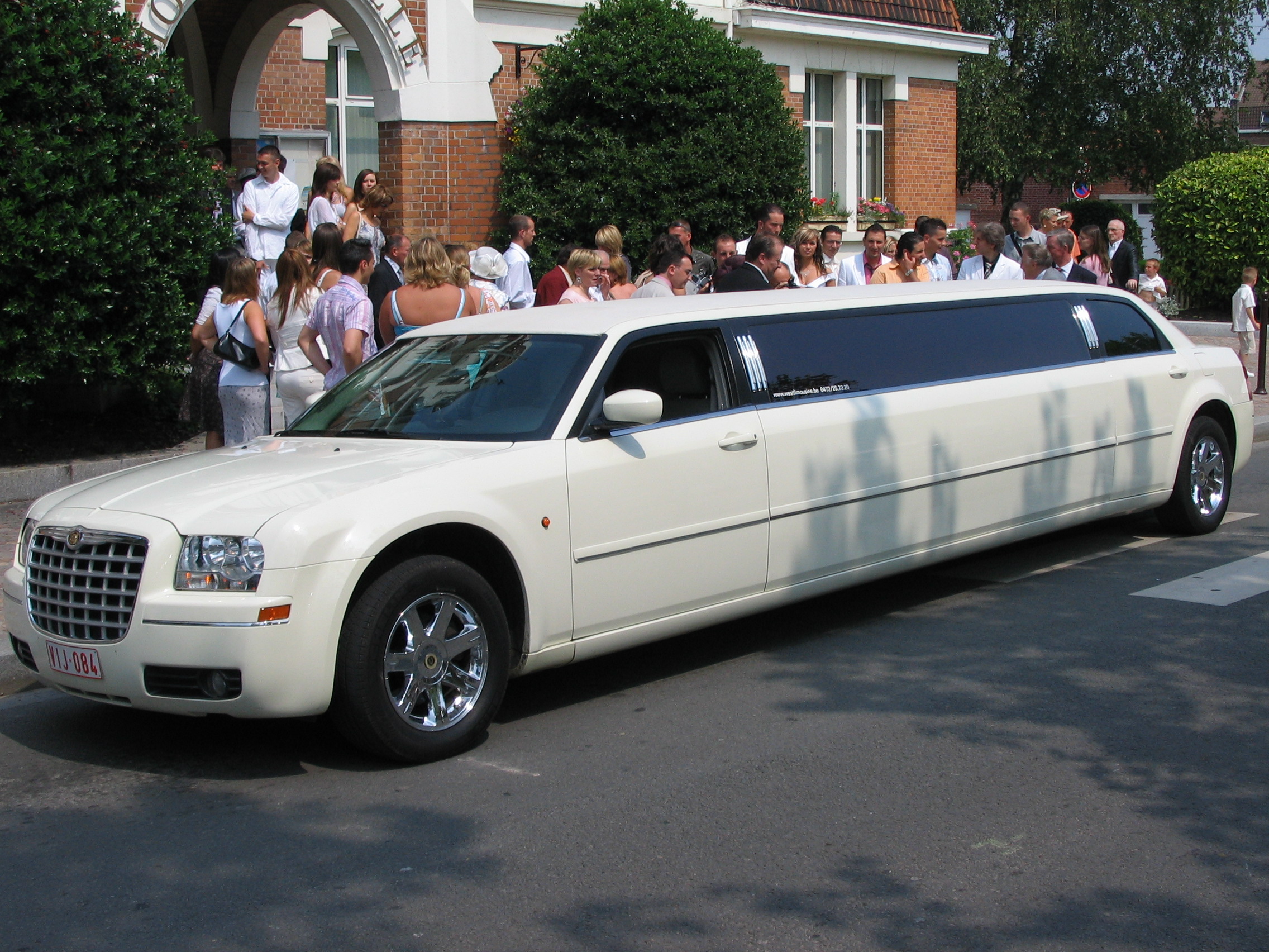 white limousine