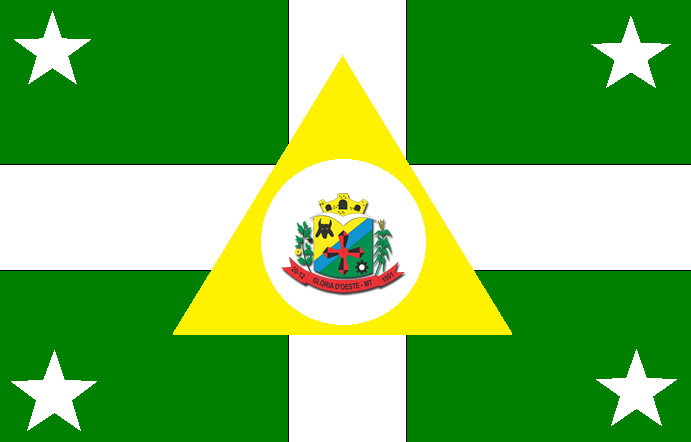 File:Bandeira do Município de Glória d`Oeste.png