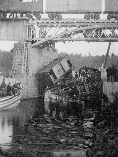 Photo of St-Hilaire train disaster