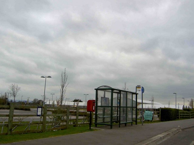 File:Bus stop and post box outside Blooms garden centre - geograph.org.uk - 1230576.jpg