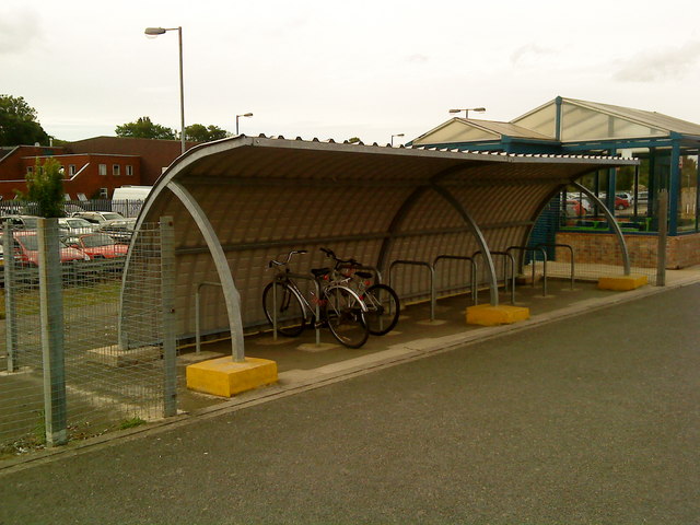 File:Cycle storage at Market Harborough railway station - geograph.org.uk - 1983444.jpg