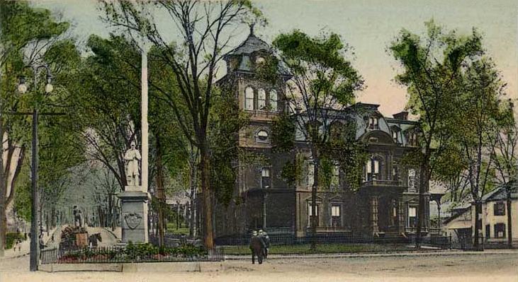 File:Library & Monument Square, North Adams, MA.jpg