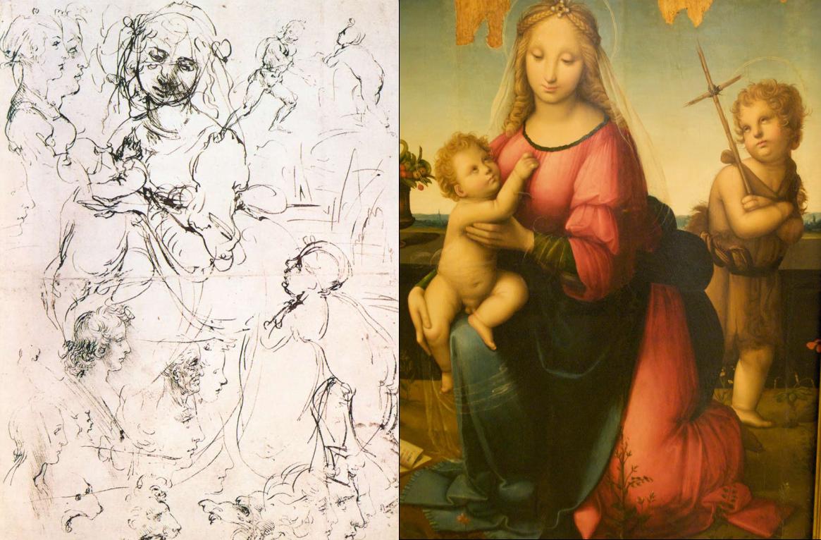 Мадонна с младенцем Леонардо да Винчи