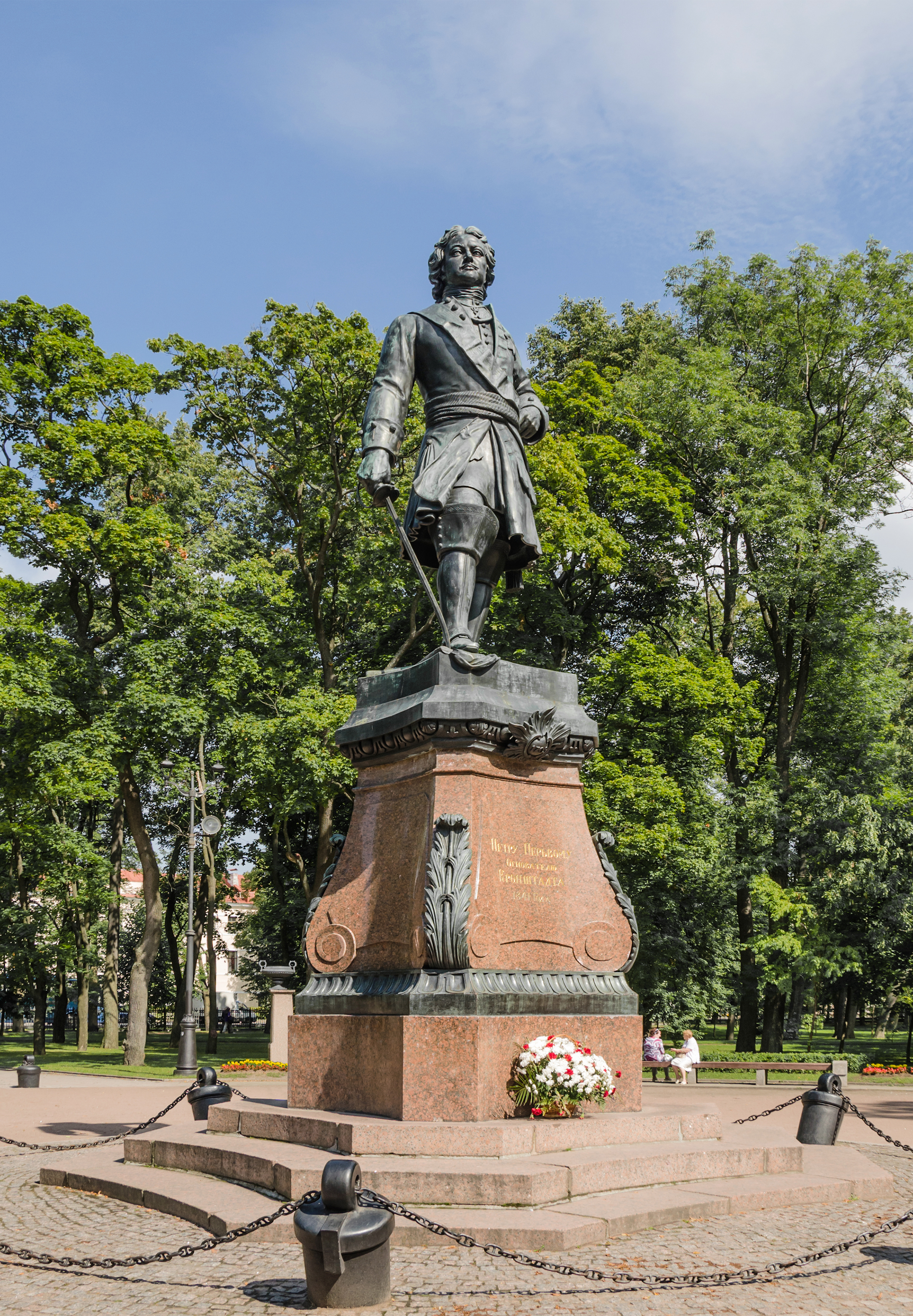 Памятник петру в кронштадте фото