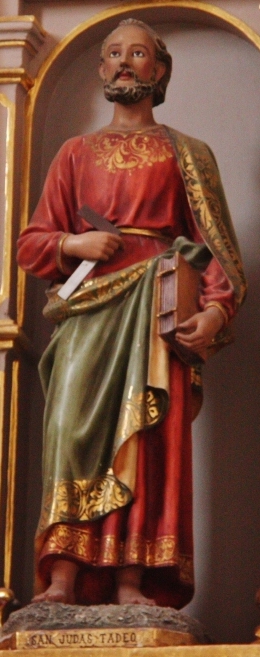 Judas jeune homme, cathédrale de Irapuato (Mexique).