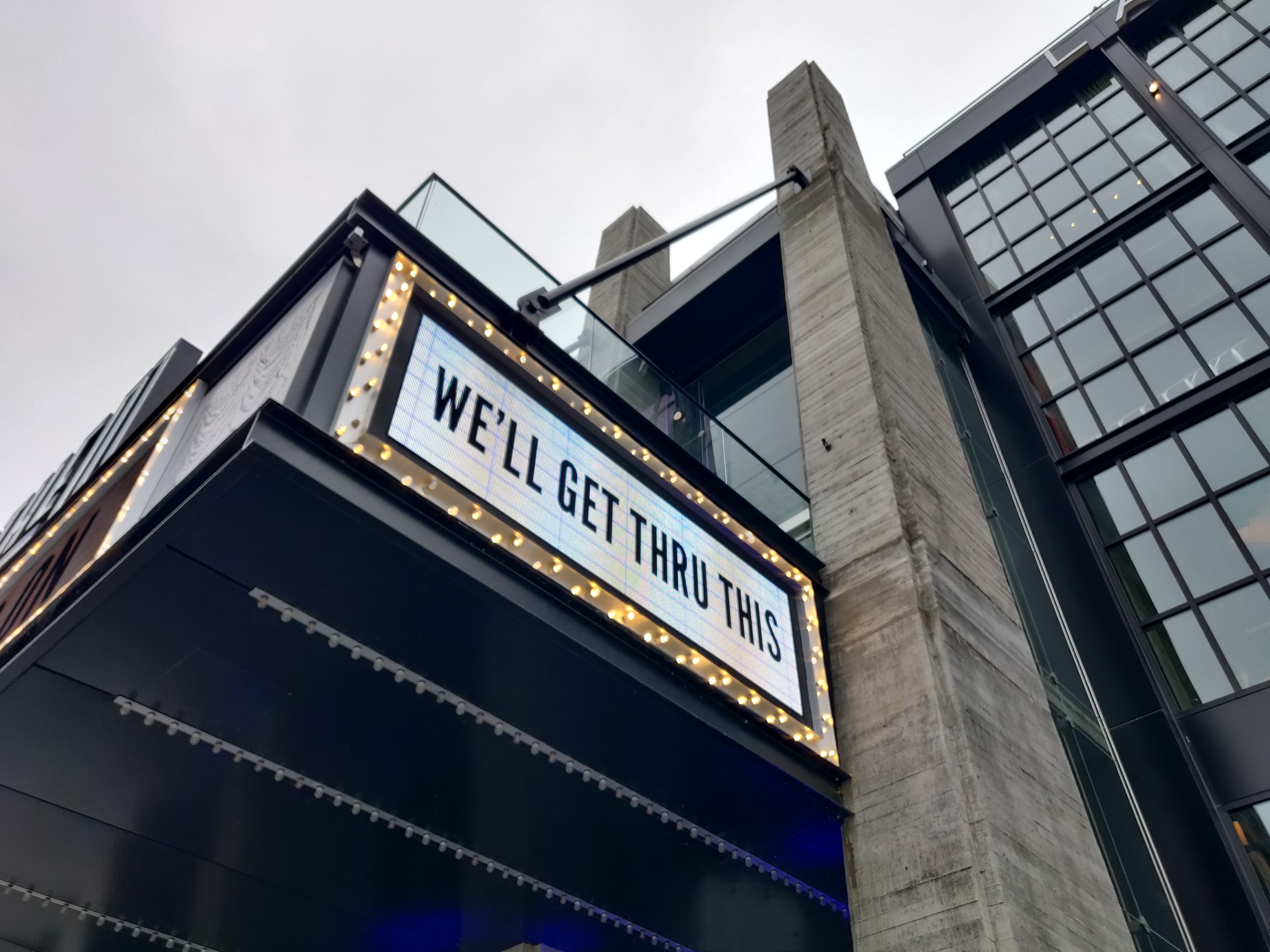 Marquee of The Anthem at The Wharf in Washington, D.C., reading 