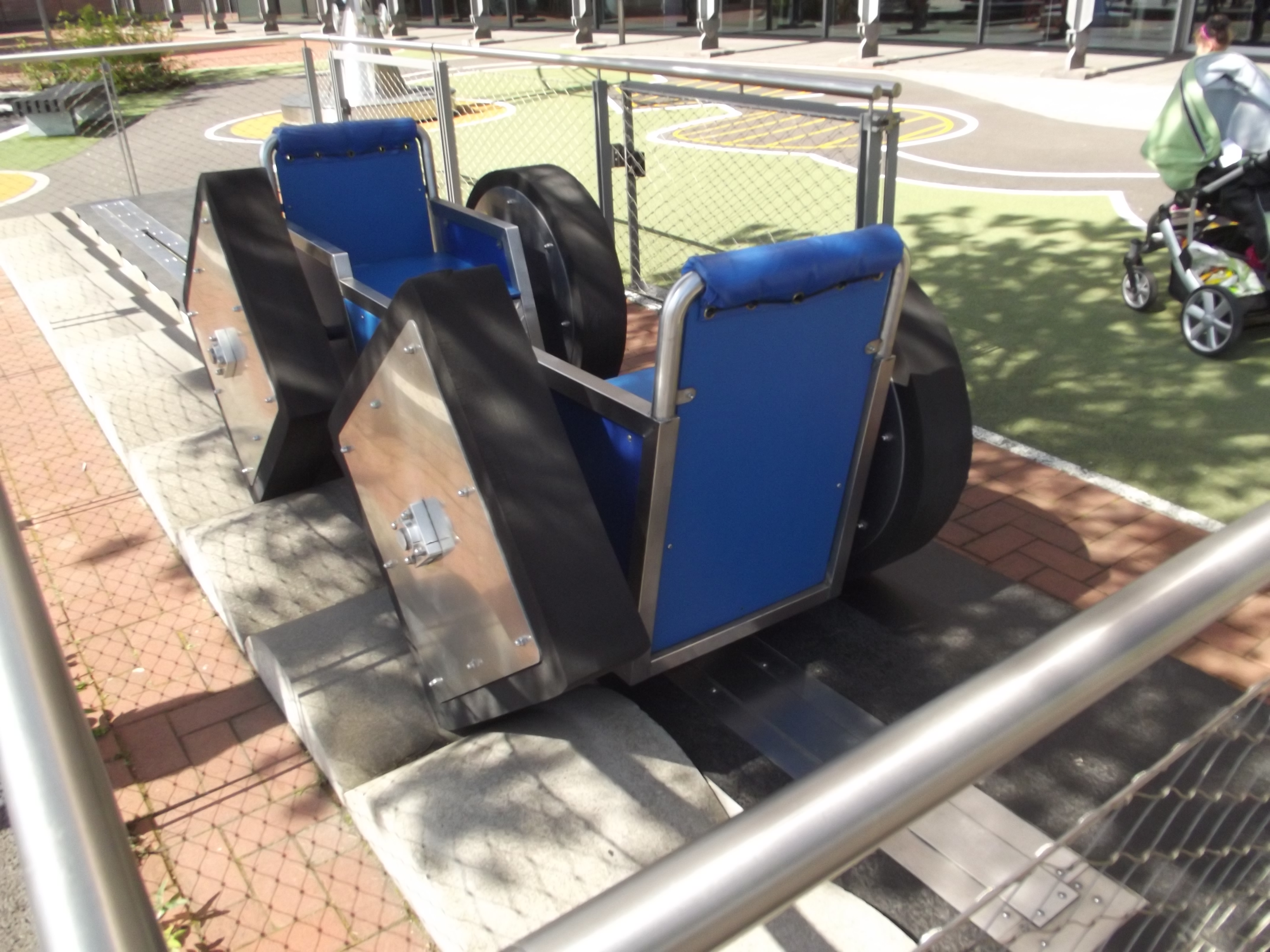 Thinktank Science Garden - car with square wheels (13900854766).jpg