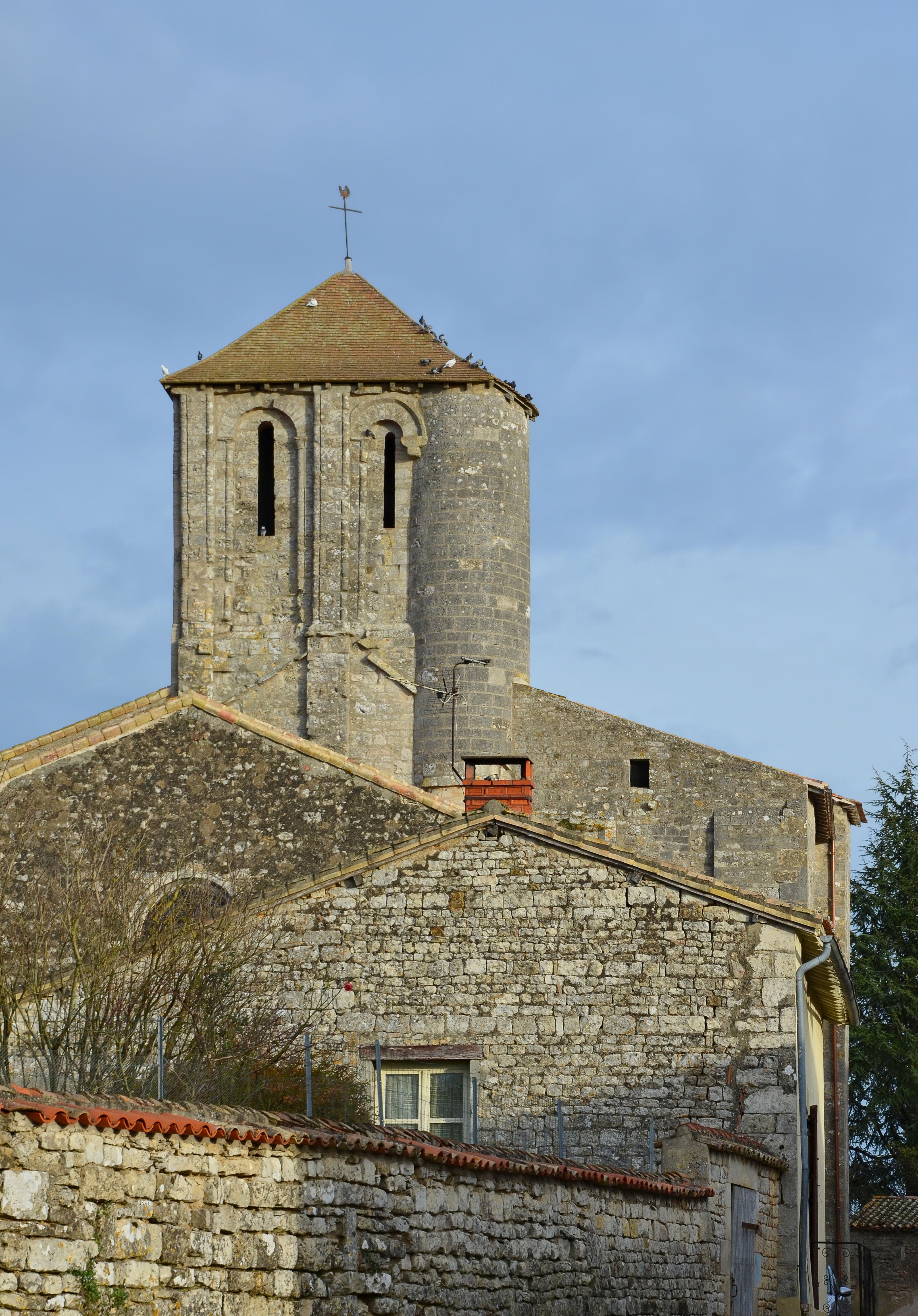 Eglise  de Vaussais  France Nouvelle-Aquitaine Deux-Sèvres Sauzé-Vaussais 79190