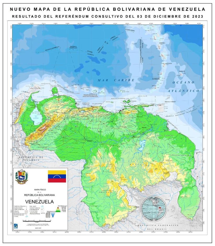 2023 New Map Of Venezuela 