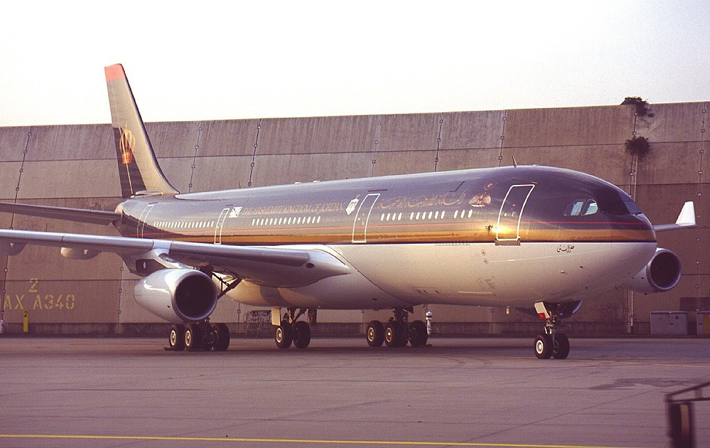 File:Airbus A340-211, The Hashemite Kingdom of Jordan ...