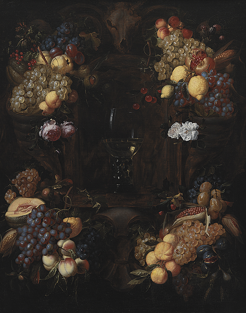 https://upload.wikimedia.org/wikipedia/commons/6/6c/Alexander_Coosemans_-_Cartouche_with_Garlands_of_Fruit_and_a_Wine_Glass.jpg