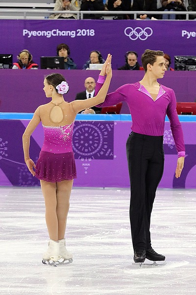 File:Anna Dušková and Martin Bidař - 2018 Olympics - 1.jpg